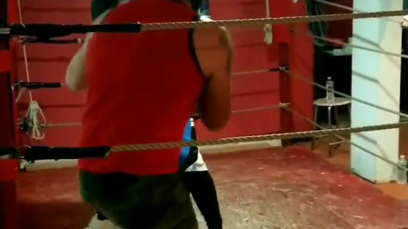 Another day of hard training